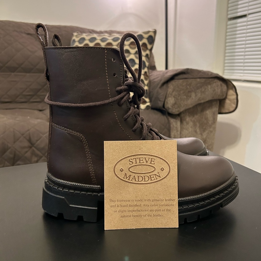 Steve Madden Women's Jamisyn Combat Boot